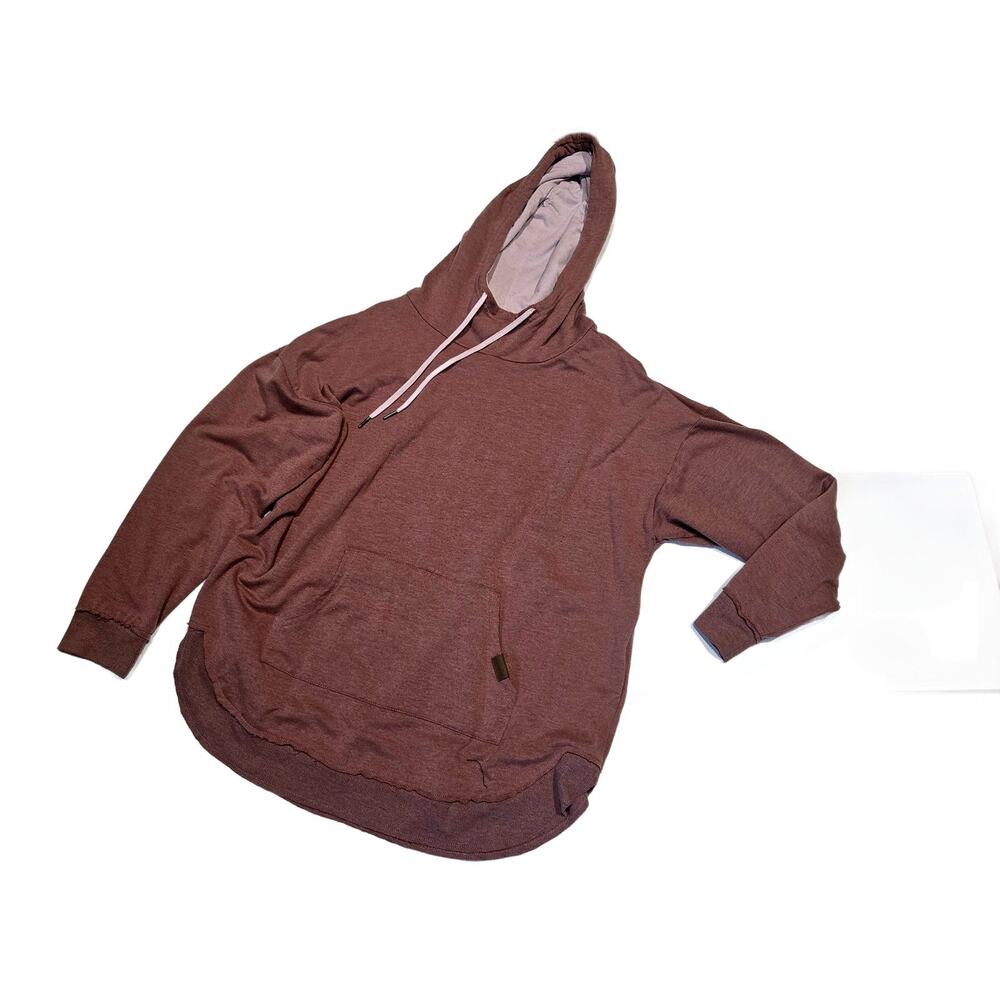 Maurices Mauve Hoodie Drawstring Pullover Women's 1X